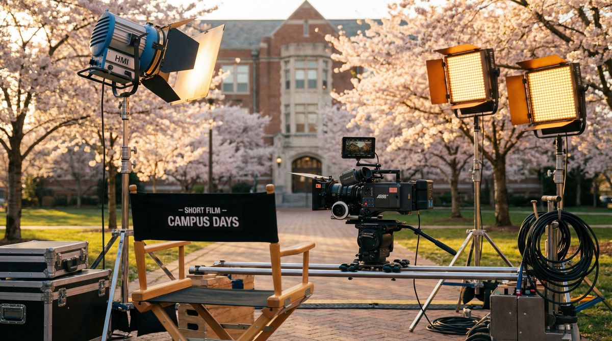 小马拉大车传媒原创校园短片拍摄花絮