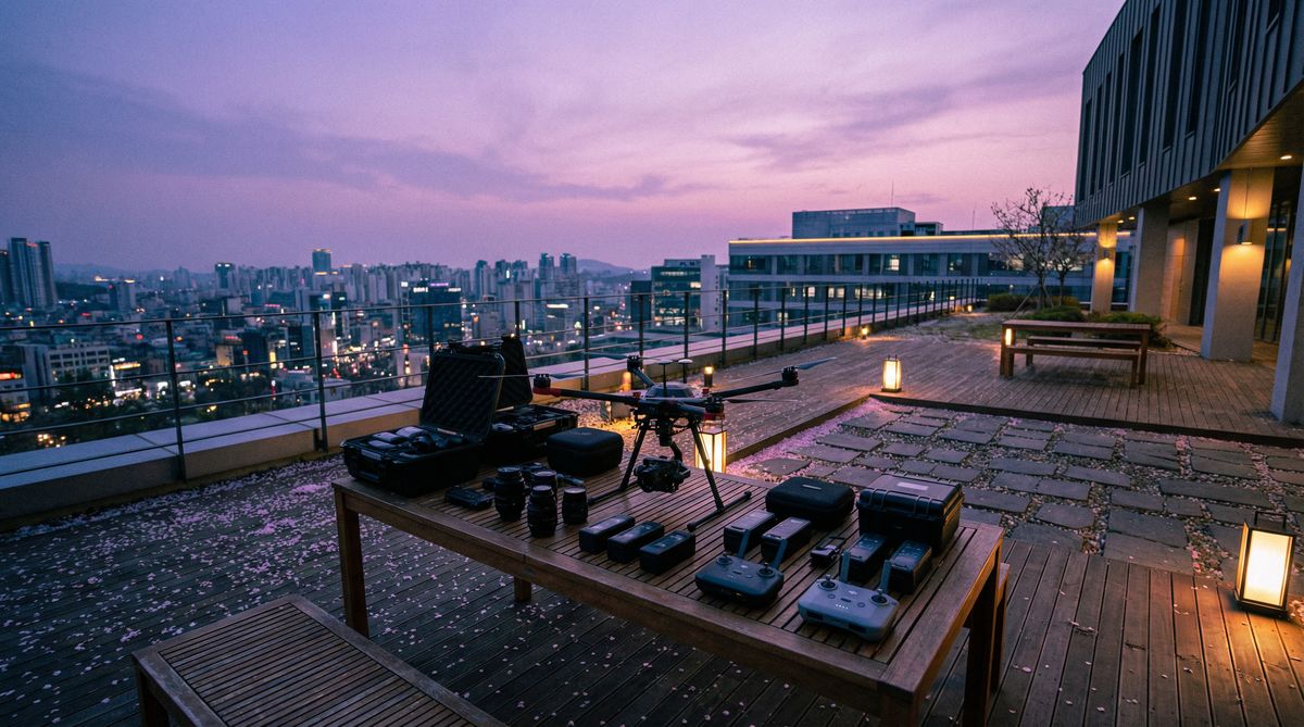 小马拉大车航拍校园全景传媒短片